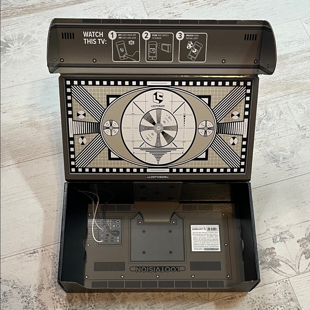 Loot Crate Lootvision TV Design Empty Box